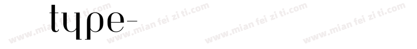 OTR type字体转换